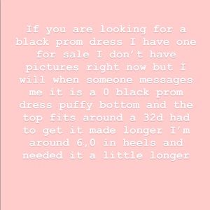 Black puffy prom dress